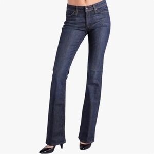 HABITUAL FOR TORY BY TRB DARK WASHED BOOT CUT LOW RISE SEXY JEANS SIZE 26